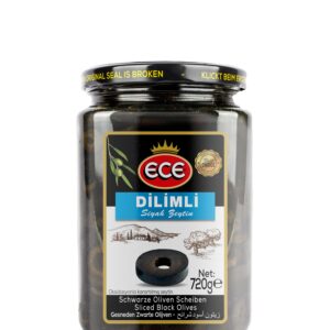 Siyah Zeytin Dilimli 720cc Ece