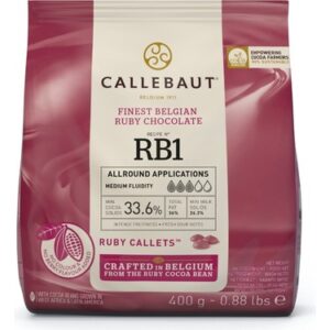 Pul Çikolata Callebaut Ruby 400 G