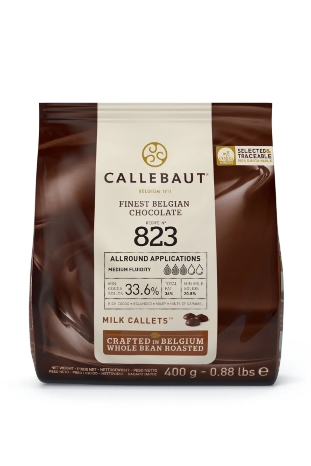 Pul Çikolata Sütlü 400 G Callebaut 1 Pul Çikolata Sütlü 400 G Callebaut