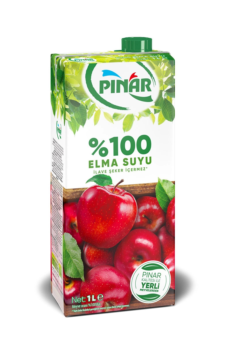 Meyve Suyu 1LT*12 Elma Pınar 1 Meyve Suyu 1LT*12 Elma Pınar