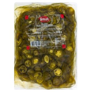 Jalapone Dilimli Biber Turşu 2,4 KG Berrak