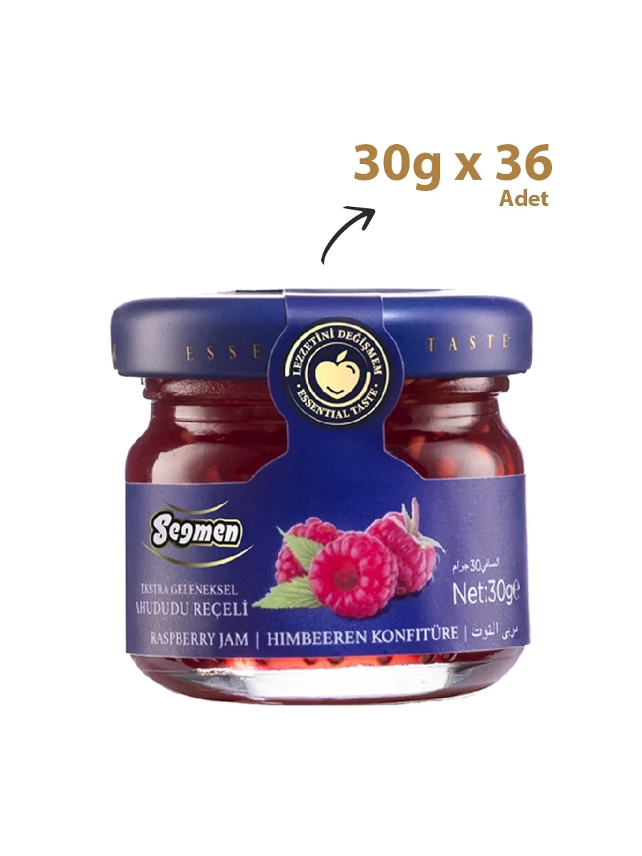 Jam Raspberry 30g*24 Seğmen 1 Jam Raspberry 30g*24 Seğmen