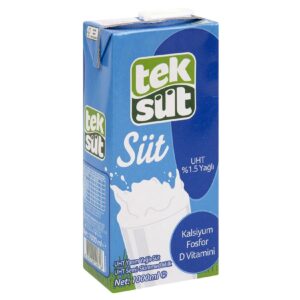 Süt Yarım Yağlı 1LT Teksüt