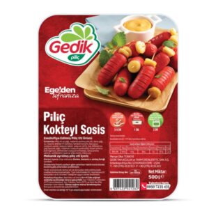 Sosis Kokteyl Piliç 1000g*8 Gedik