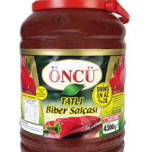 Salça Biber Tatlı 5 KG*4 Öncü