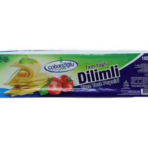 Sliced Full-Fat Toast Cheese, 1 KG, Çobanoğlu