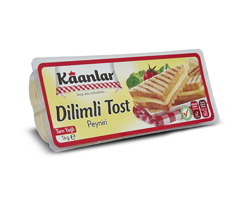 Dilimli Tam Yağlı Tost Peyniri 1 KG Kaanlar 1 Dilimli Tam Yağlı Tost Peyniri 1 KG Kaanlar